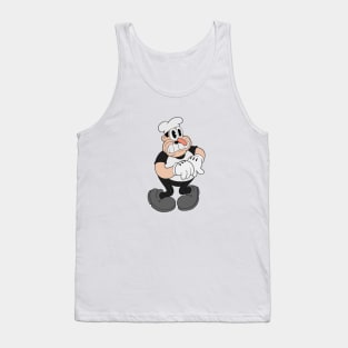 Peppino Spaghetti in 1930s rubberhose cuphead cartoon style Tank Top